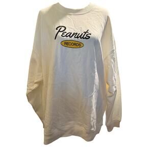 Peanuts Records Woodstock Music Graphic Sweatshirt, Unisex Size 2XL, NWOT